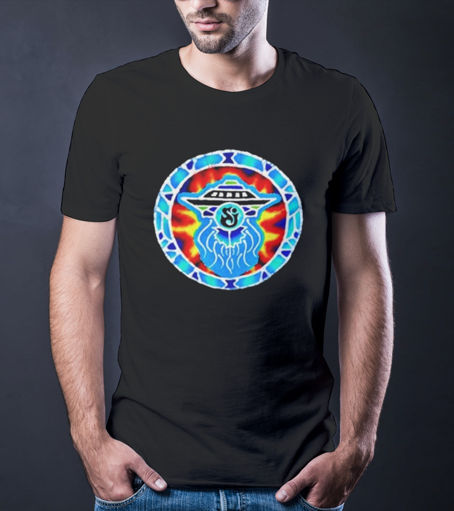 The String Cheese Incident Subterranean Vision UFO Psychedelic Mandala T-Shirt