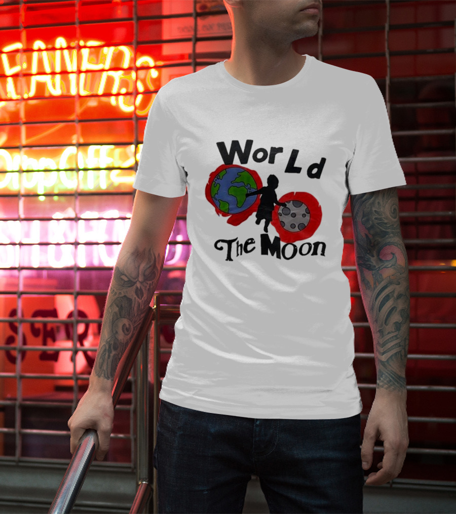 World The Moon Child Earth And Moon T-Shirt