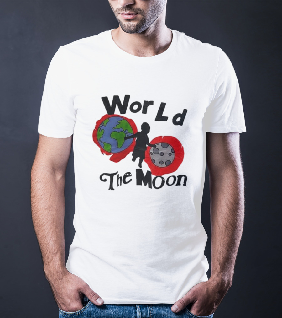 World The Moon Child Earth And Moon T-Shirt