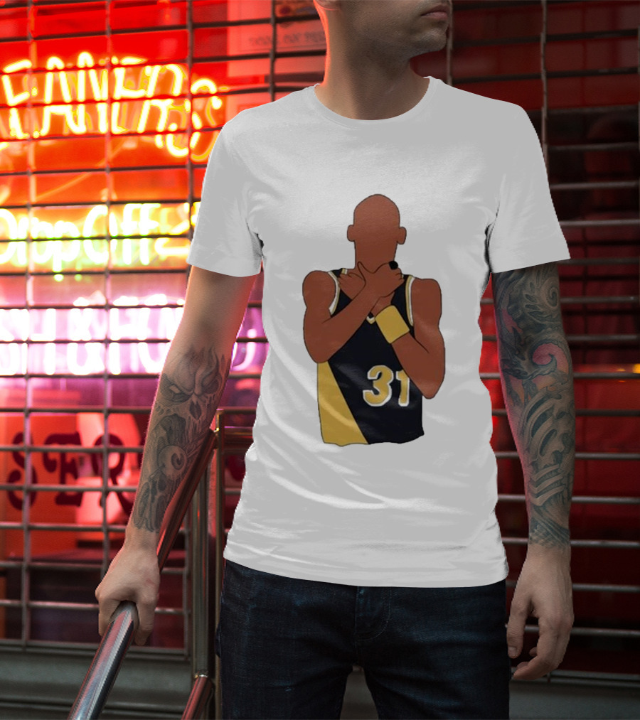 Candace Parker Reggie Miller 31 Gesture Basketball Fan T-Shirt