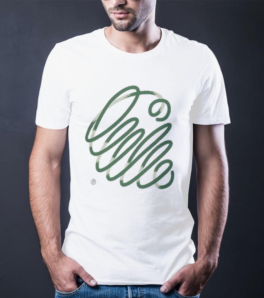 Carhartt Wip Noodle Spiral Abstract Green T-Shirt
