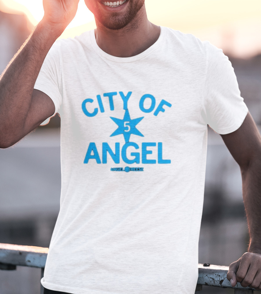 City Of Angel 5 Star Angel Reese T-Shirt