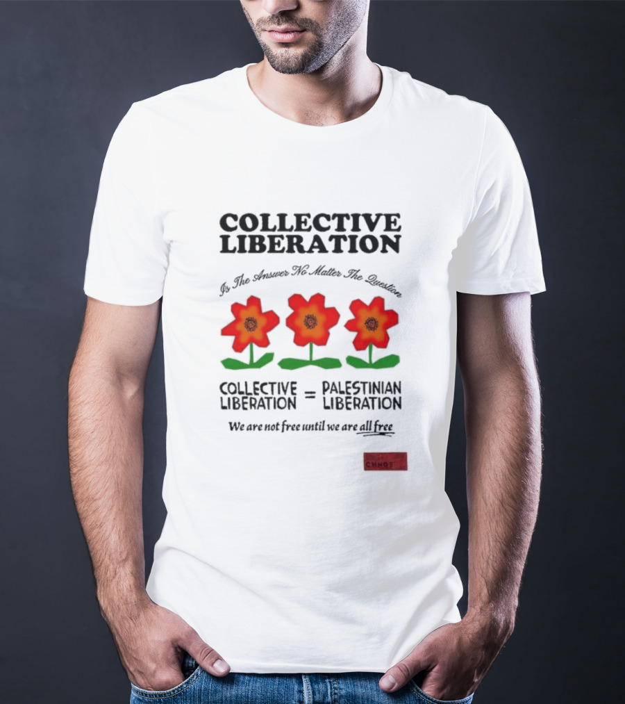 Collective Liberation Palestinian Liberation We Are Not Free Until We Are All Free T-Shirt
