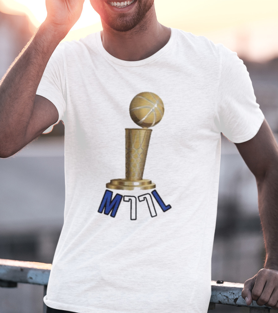 Dallas Mavericks Luka Doncic 77 M77l Basketball Trophy T-Shirt
