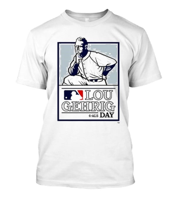 Lou Gehrig MLB 4 ALS Day T-Shirt