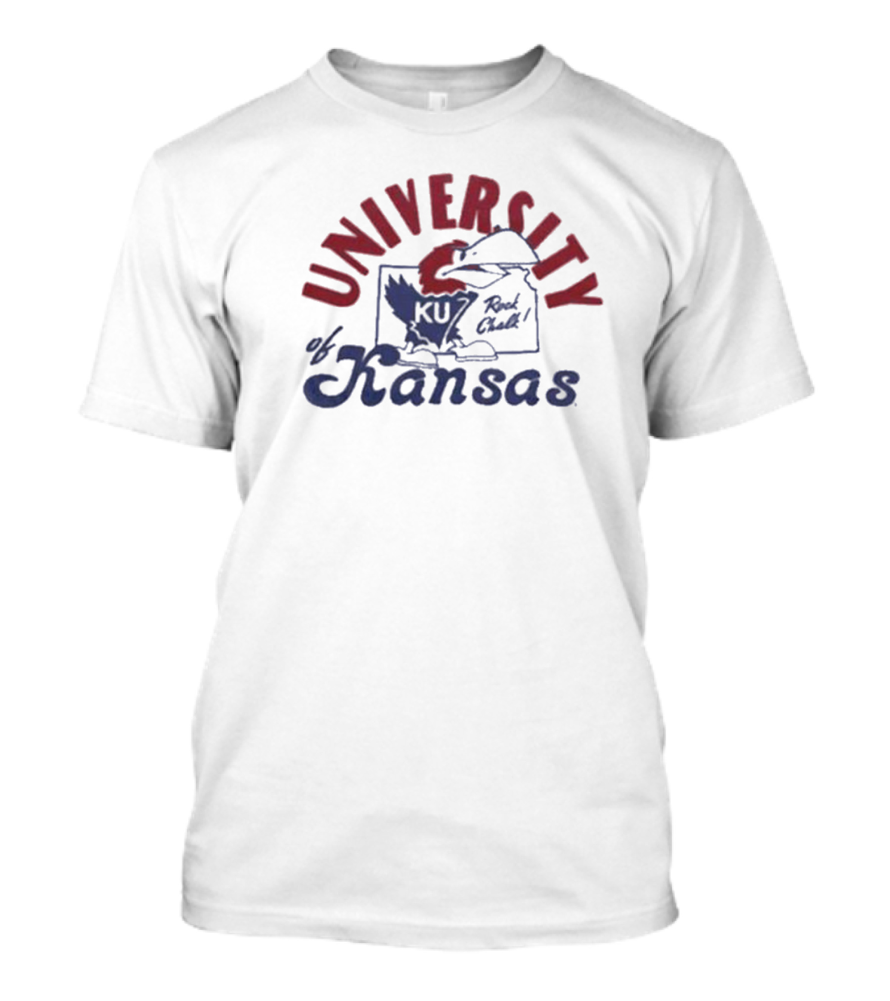 University Of Kansas Red Chalk KU T-Shirt