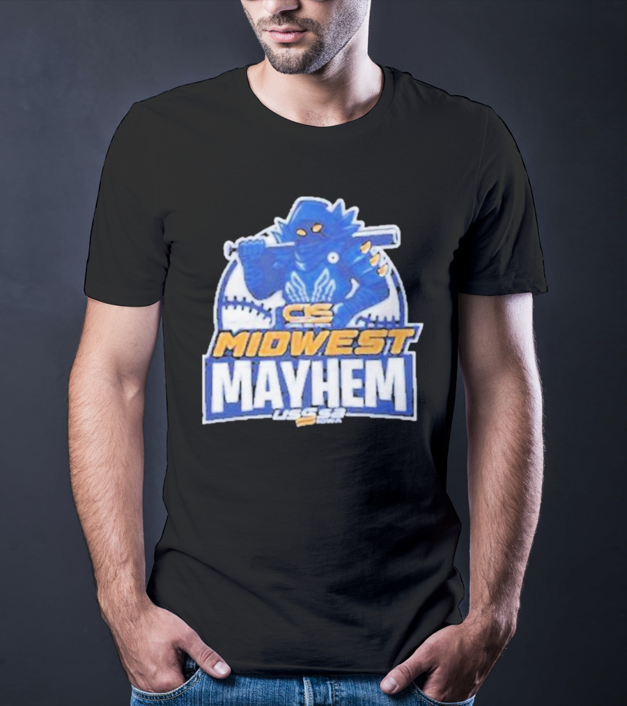 CS Midwest Mayhem USSSA Iowa Baseball T-Shirt