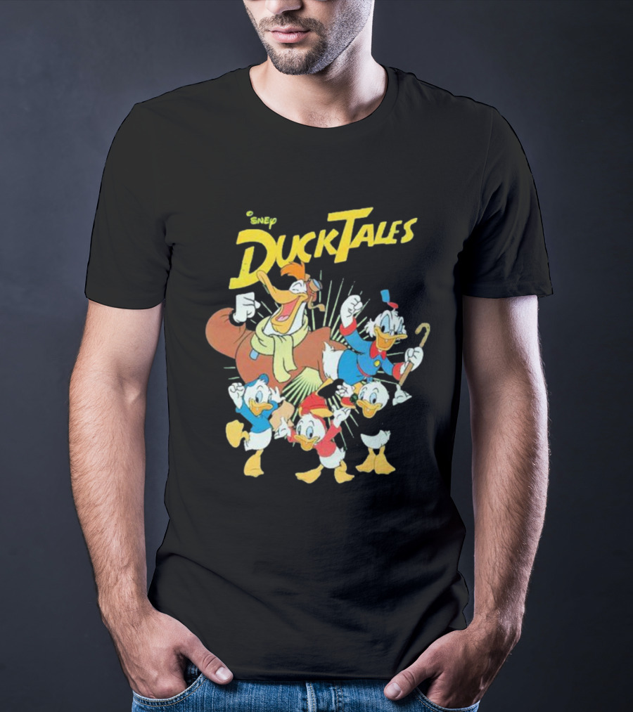 DuckTales Vintage Cast Disney Duck Cartoon Characters T-Shirt