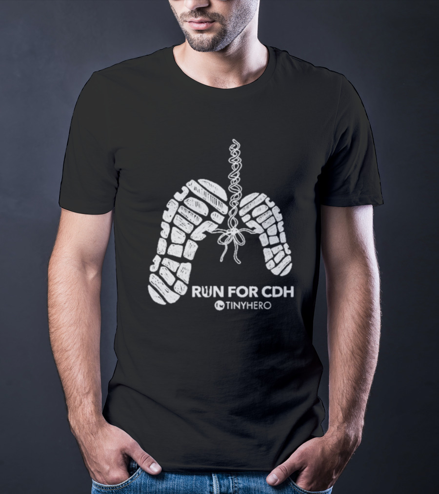 Run For CDH TinyHero Virtual Walk Run Bike Georgia T-Shirt