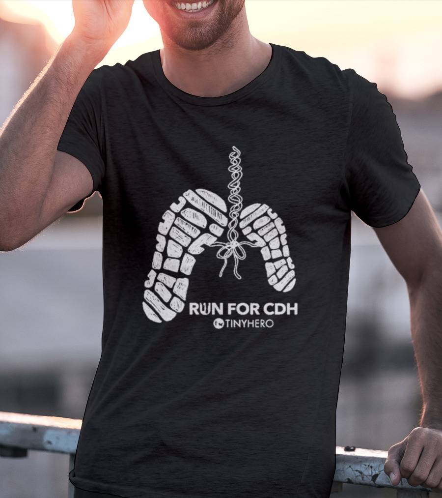 Run For CDH TinyHero Virtual Walk Run Bike Georgia T-Shirt