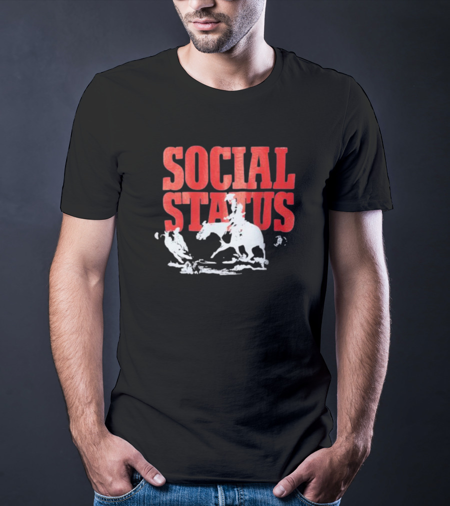 Social Status Cowboy Western T-Shirt