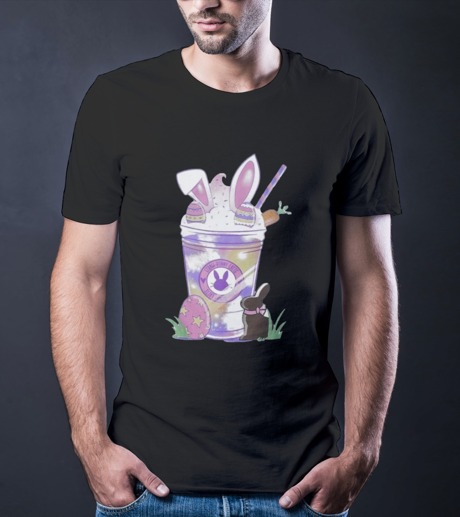 Easter Bunny Love Chocolate Cotton Candy Cup With Eggs T-Shirt