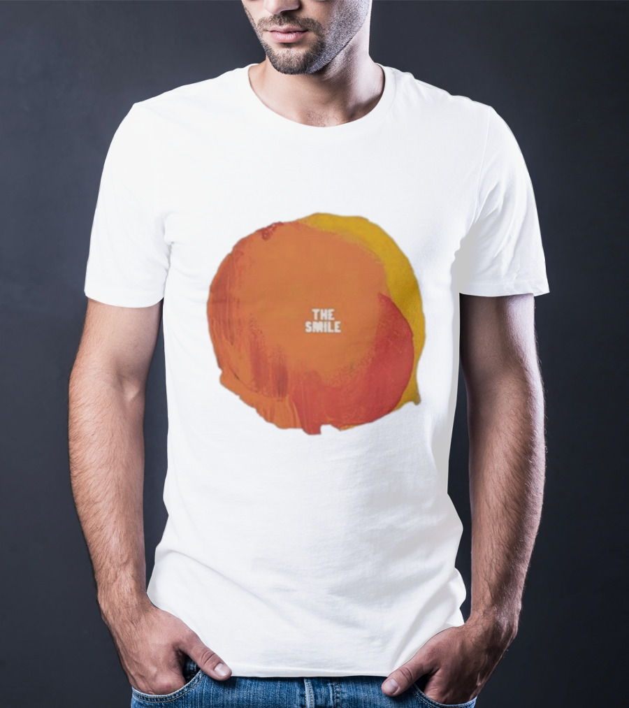 The Smile Sun Paint Texture Art Circle T-Shirt