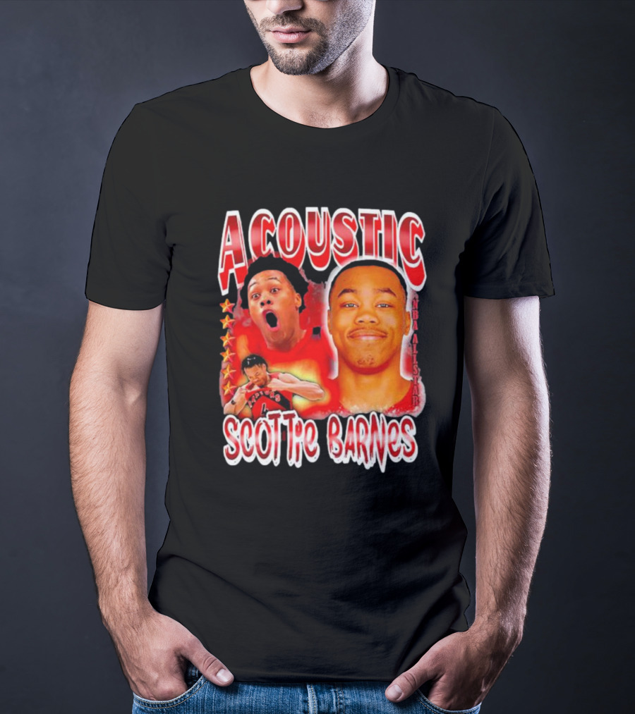Acoustic Scottie Barnes NBA All-Star Raptors T-Shirt