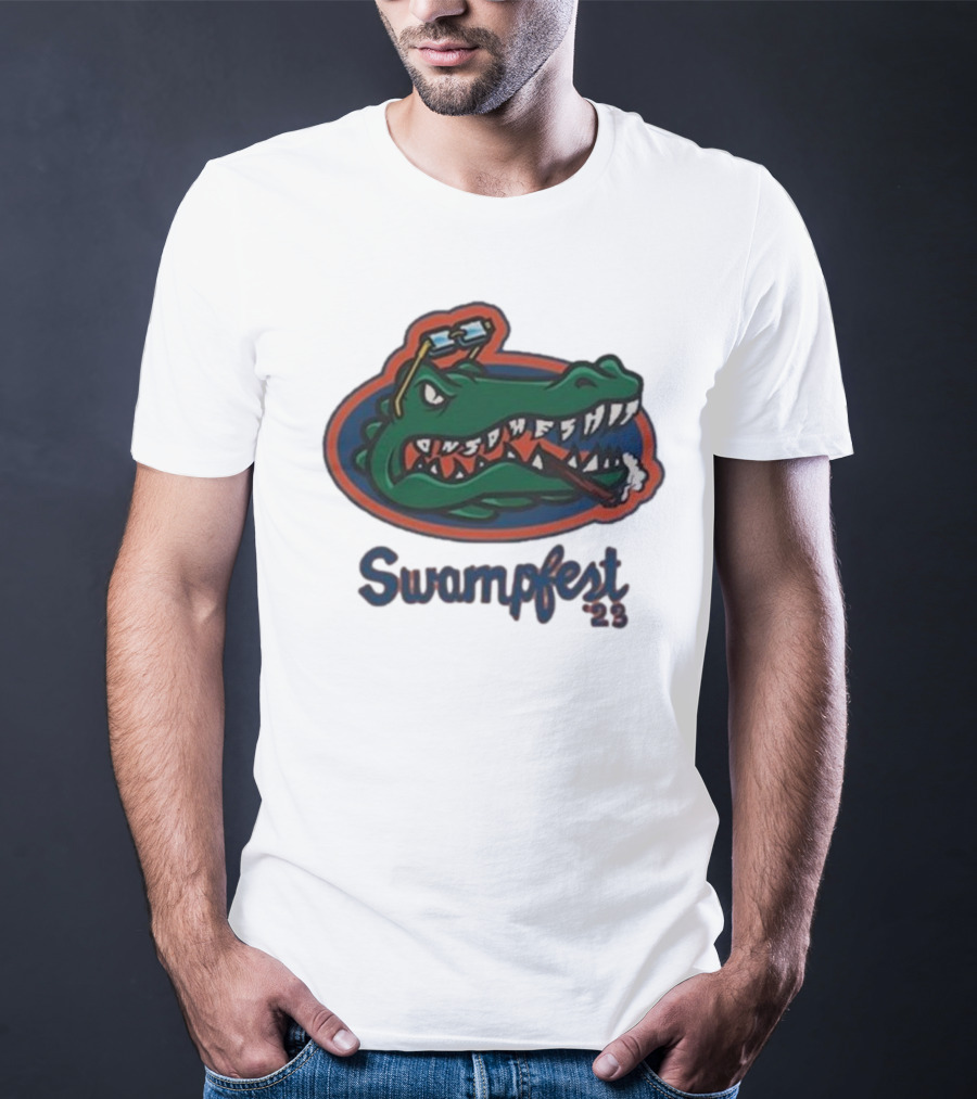 Adam22 Swampfest 23 Gator Smoking Cigar T-Shirt