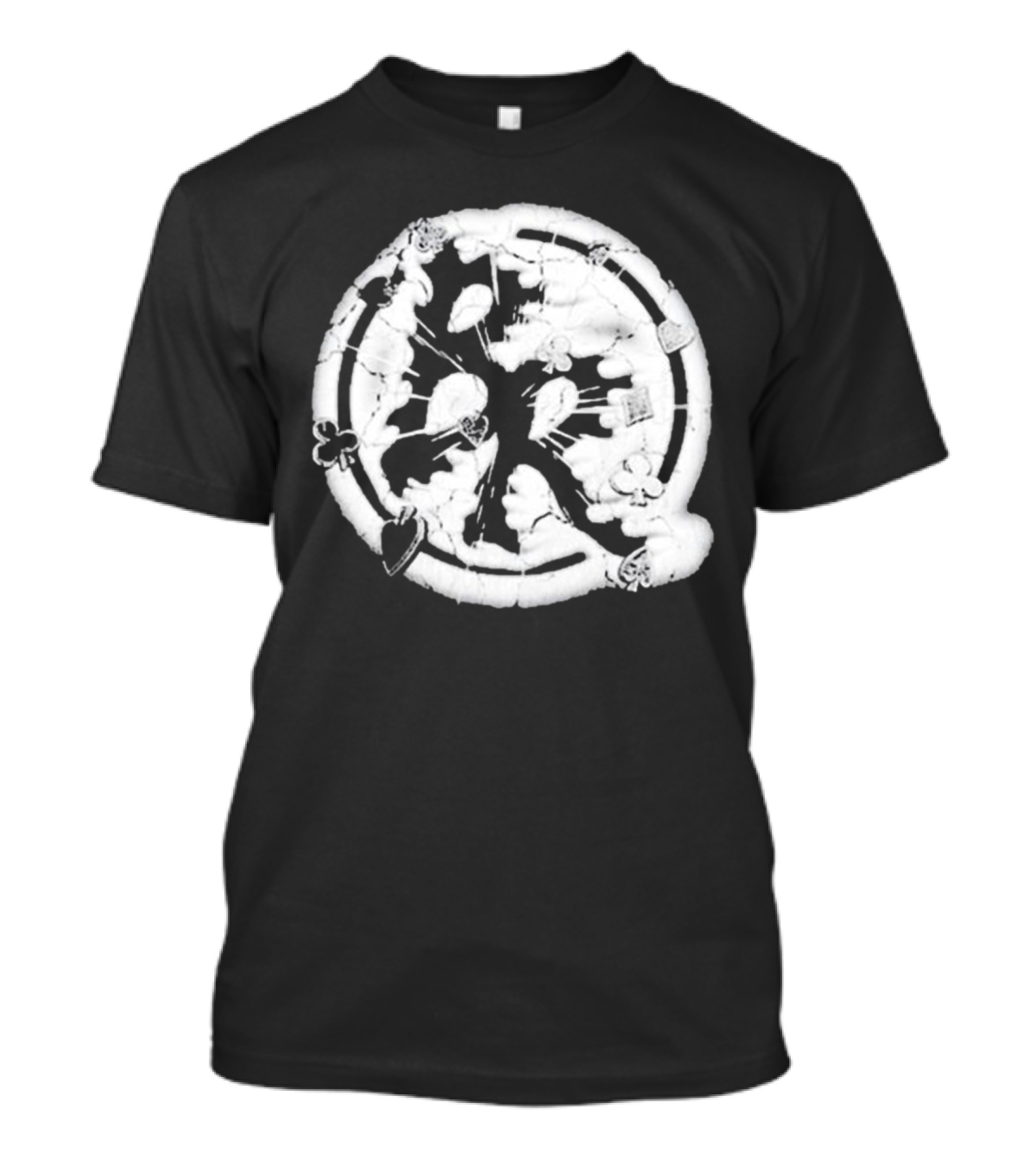 Adin Ross Roulette Brand Risk Playing Card Symbols T-Shirt