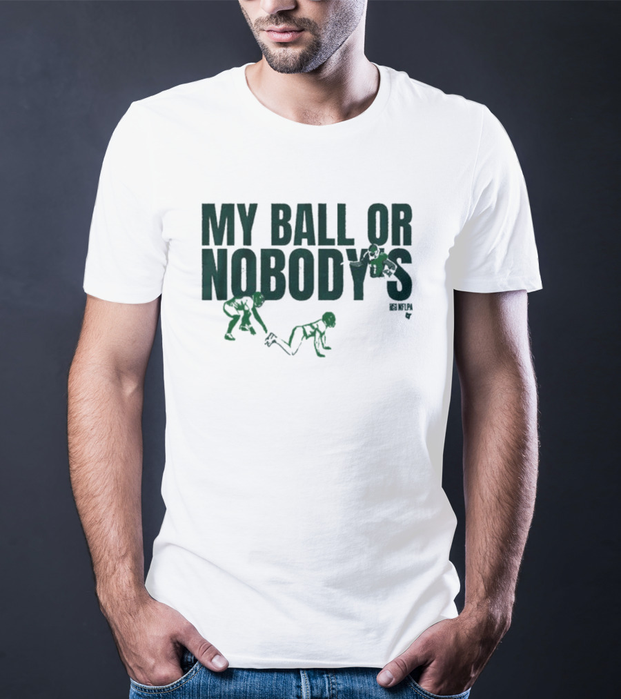 My Ball Or Nobody’s Football Player Icons T-Shirt