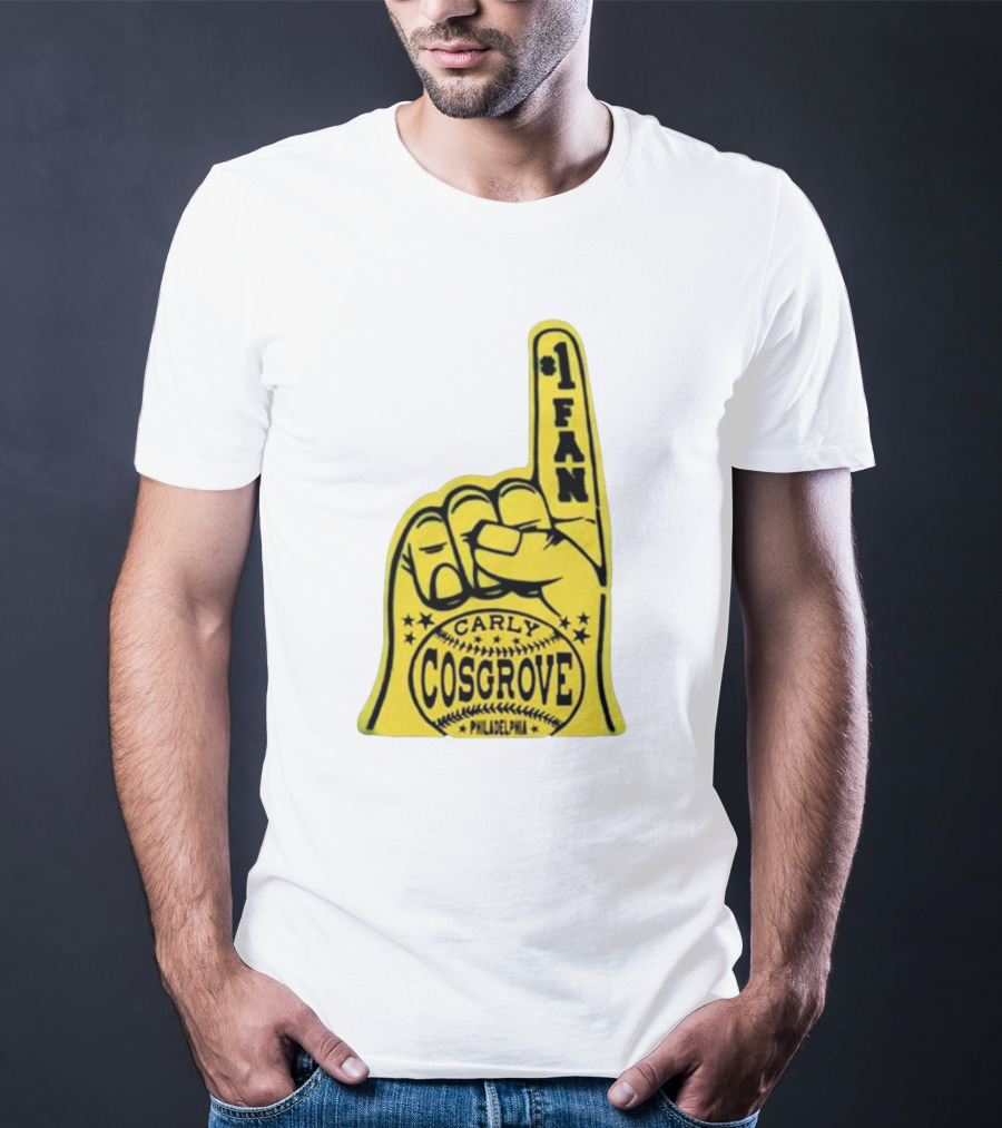 Carly Cosgrove Philadelphia Number One Fan Foam Finger T-Shirt