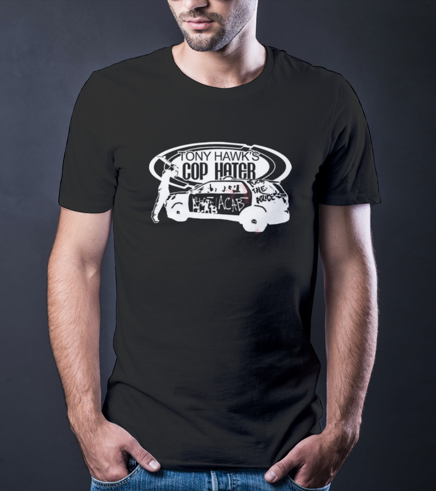 TONY HAWK'S COP HATER ACAB FROM THE POLICE T-Shirt