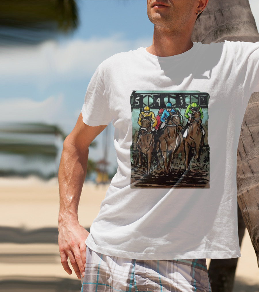 U Horse Races Waitlist Action 54321 T-Shirt