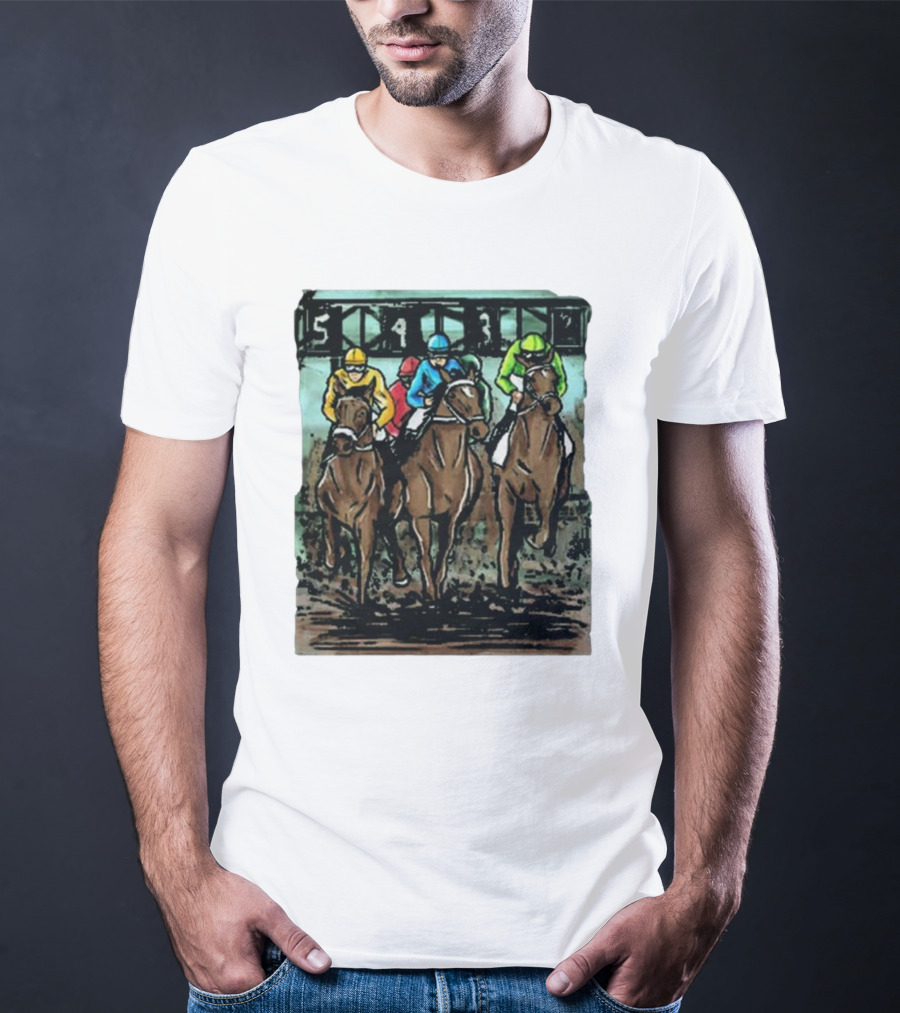 U Horse Races Waitlist Action 54321 T-Shirt