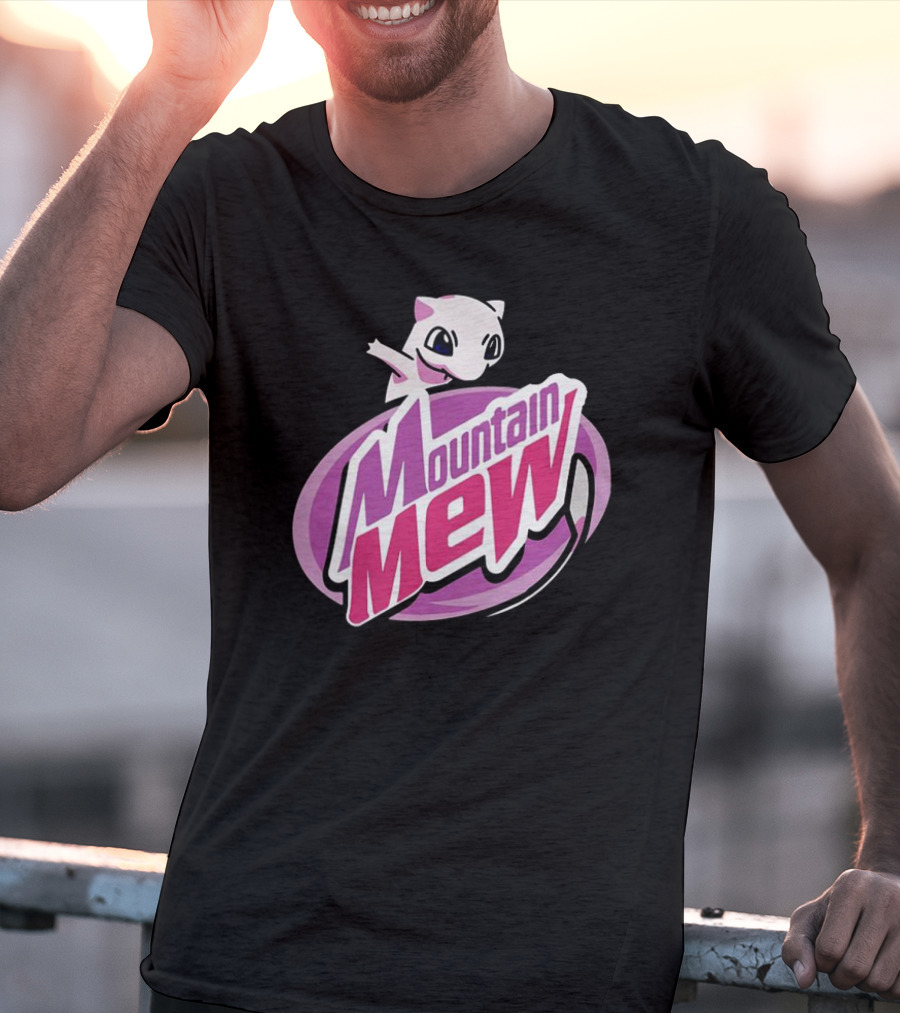 Mountain Mew Pokemon Go Mewtwo Parody Mountain Dew T-Shirt