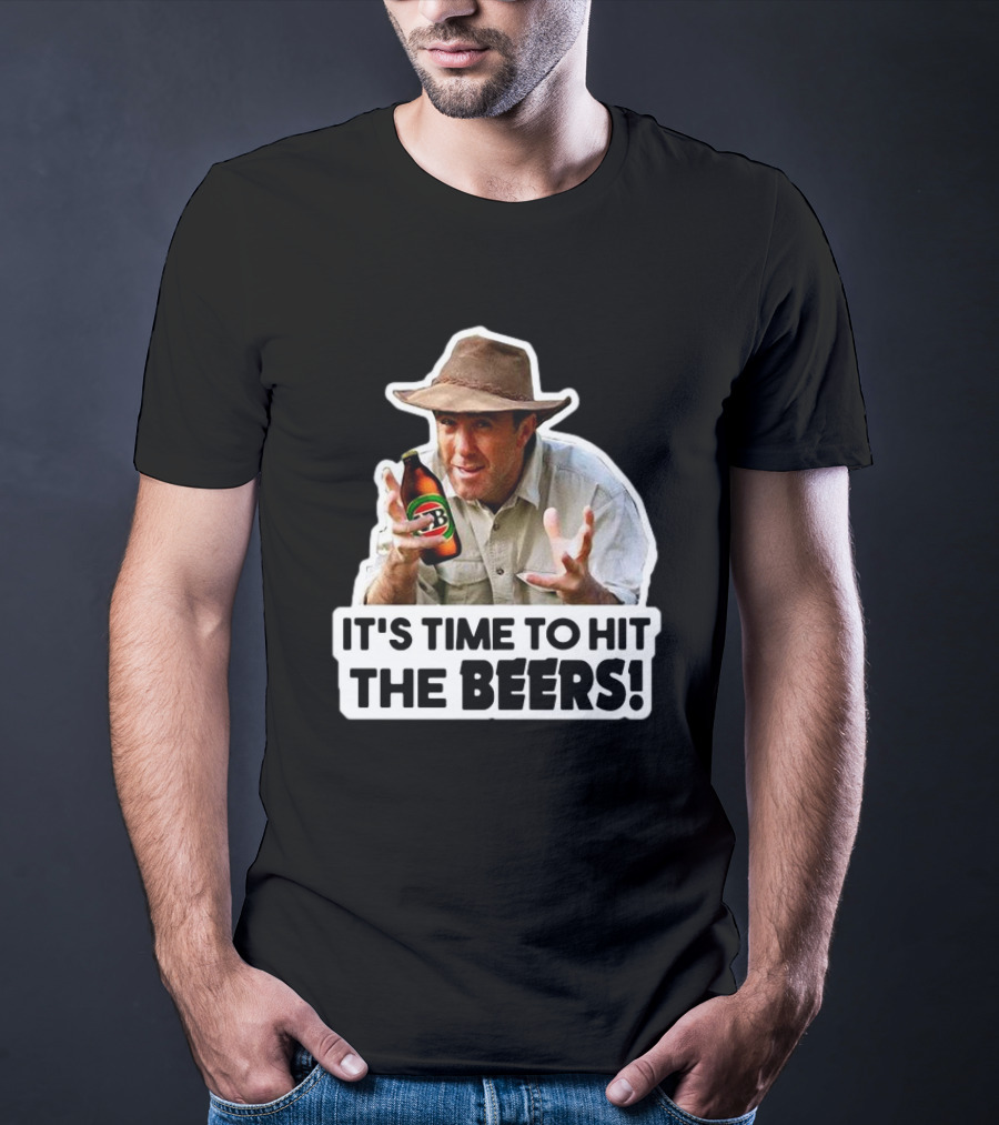 Russell Coight It's Time To Hit The Beers Beer Bottle Hat T-Shirt