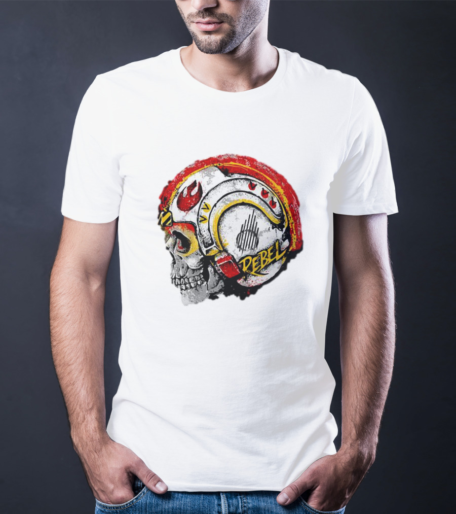 Star Wars Rebel Skull Helmet T-Shirt