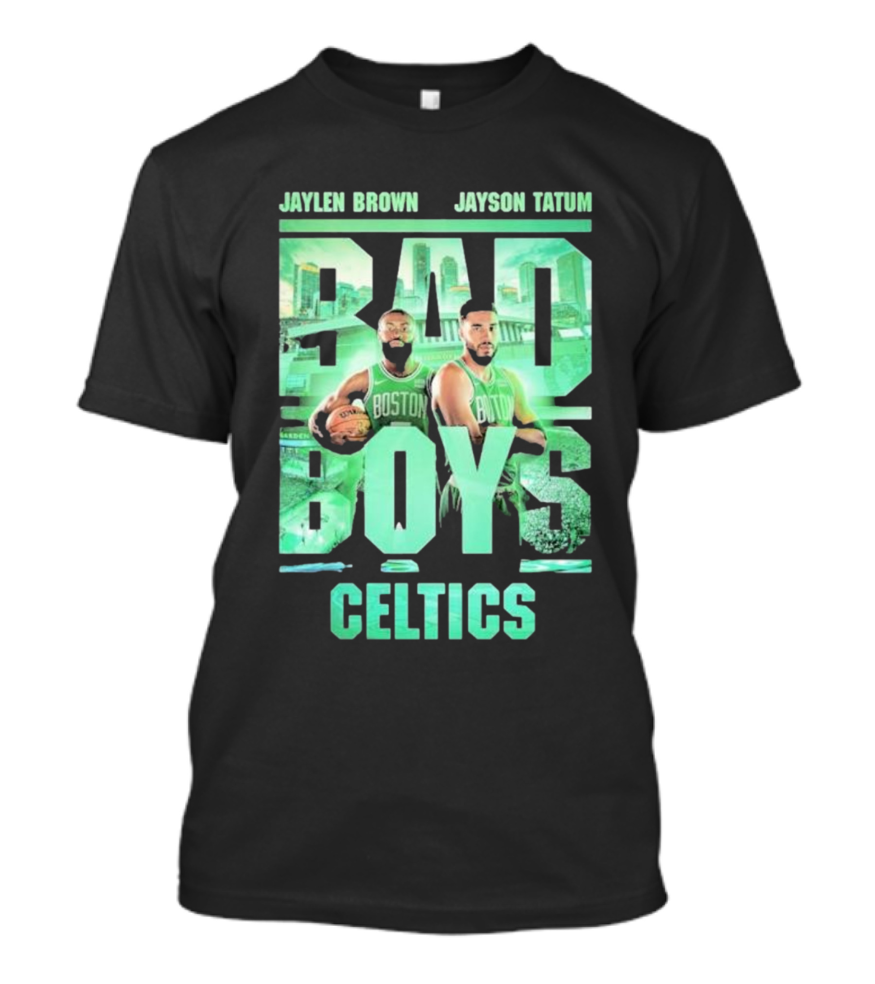 Jaylen Brown Jayson Tatum Bad Boys Celtics T-Shirt