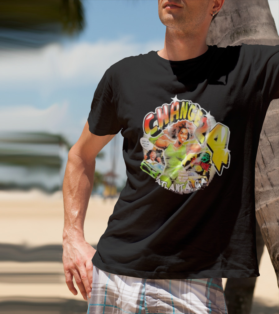 Change 24 Atlanta GA June 16th Black Pro Wrestling Rules T-Shirt