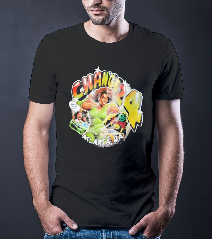 Change 24 Atlanta GA June 16th Black Pro Wrestling Rules T-Shirt