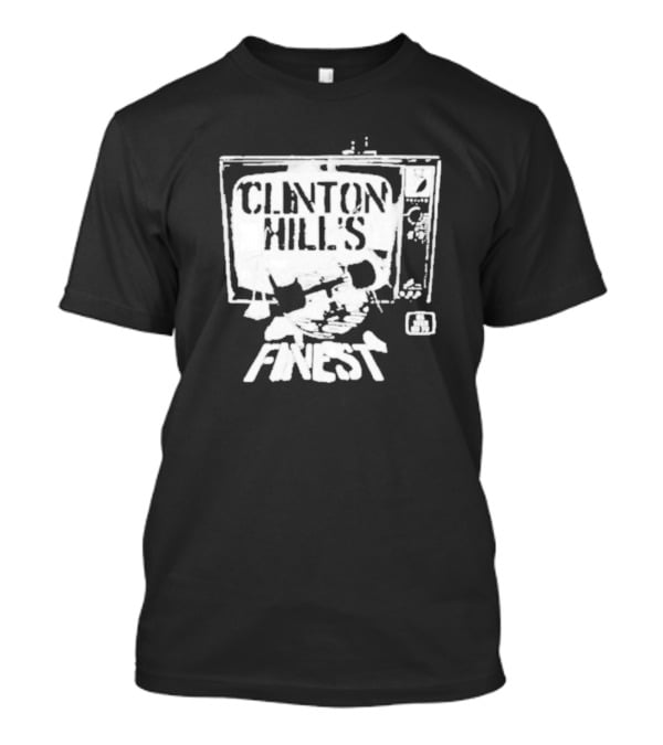 Clinton Hill's Finest As Seen On TV Retro Style Television T-Shirt