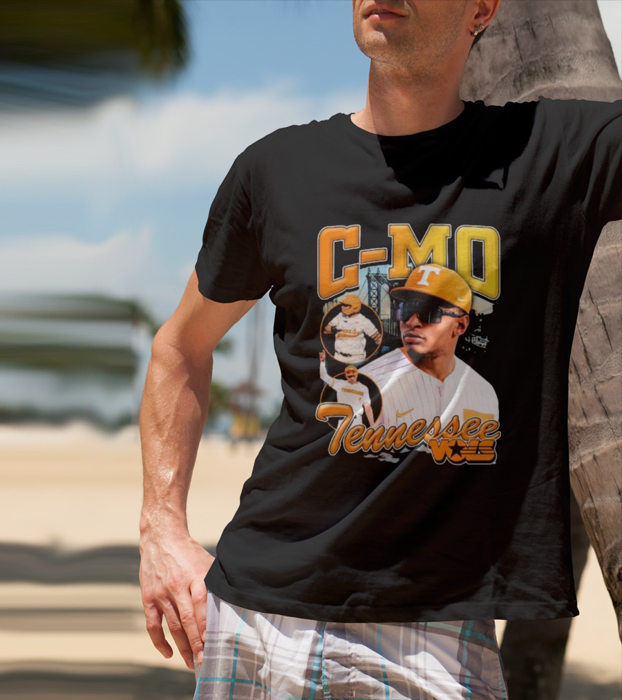 C-MO Tennessee Vols Baseball Vintage T-Shirt