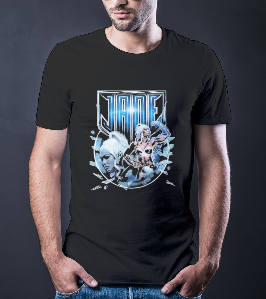 Jade Shattered Glass Power Pose T-Shirt