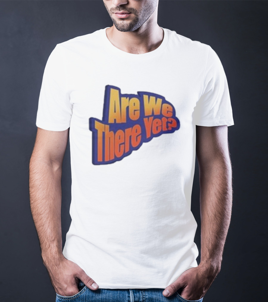 James Marriott Are We There Yet Retro Text T-Shirt