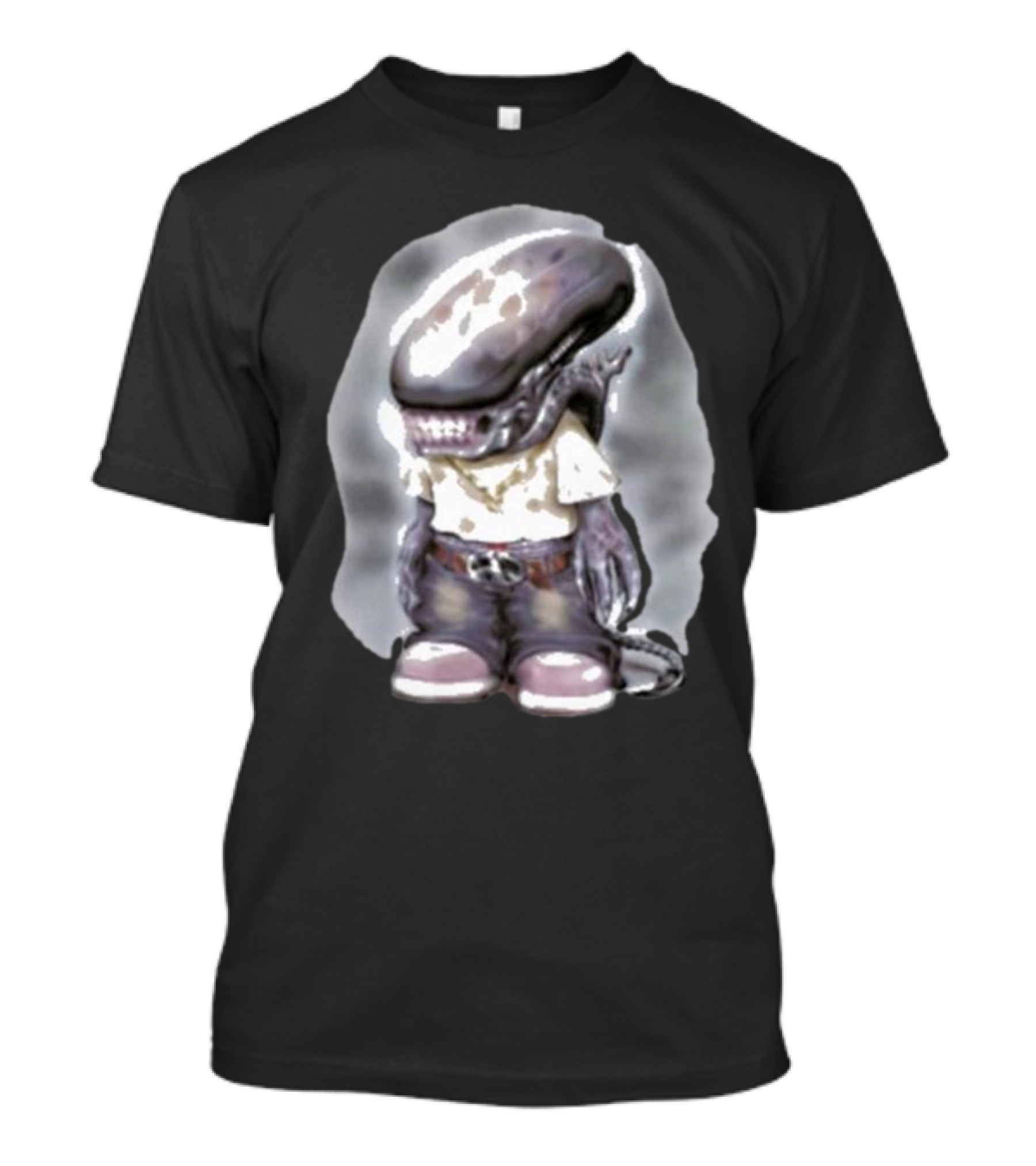 Pedro Xenomorph Alien Style Casual Outfit Character T-Shirt
