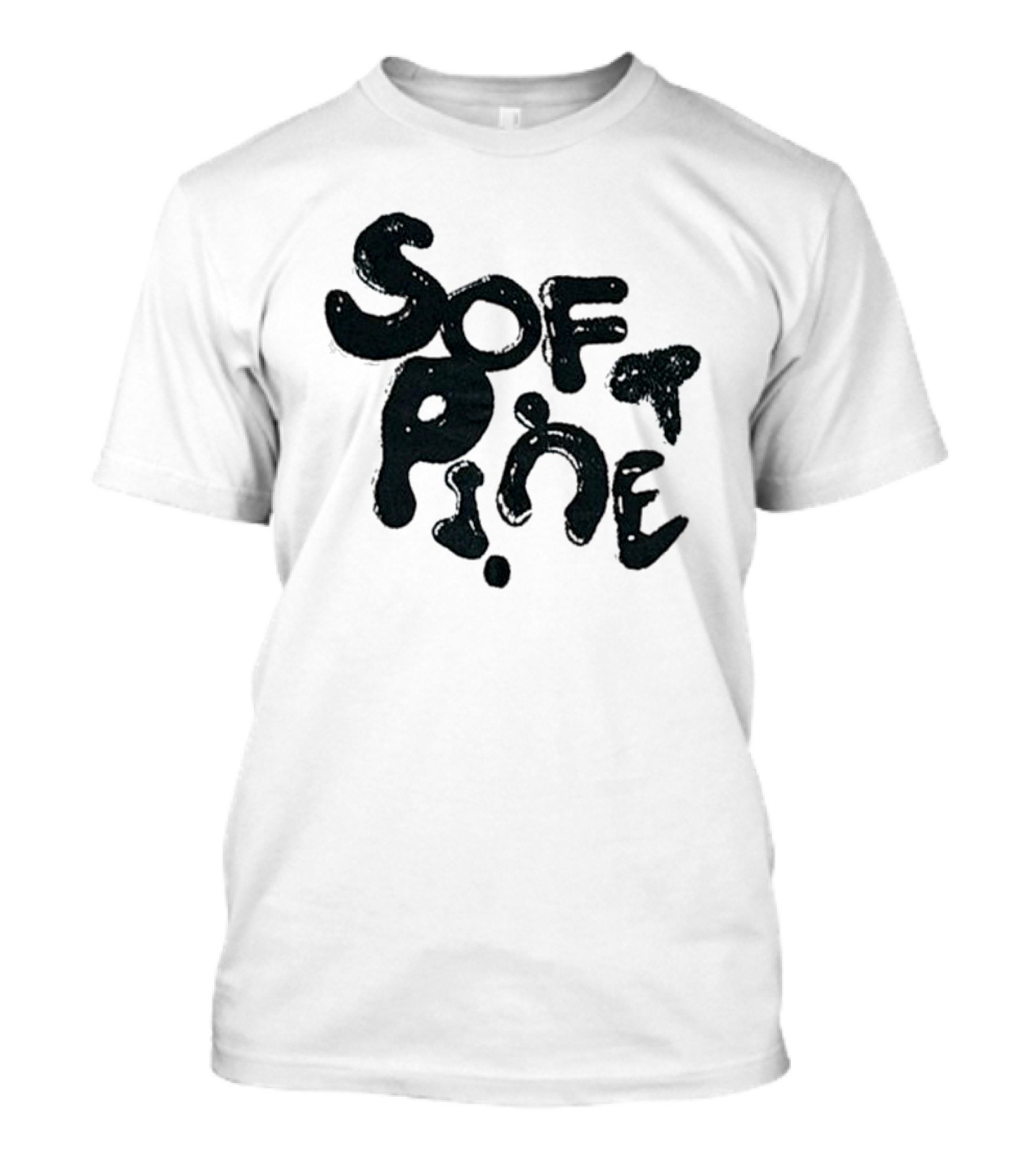 Soft Pine Logo Dark Green Text T-Shirt