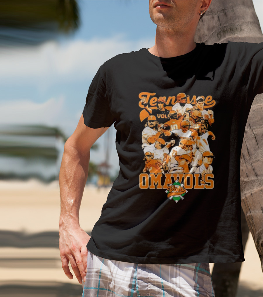 Tennessee Omavols Vols Baseball Team Players T-Shirt