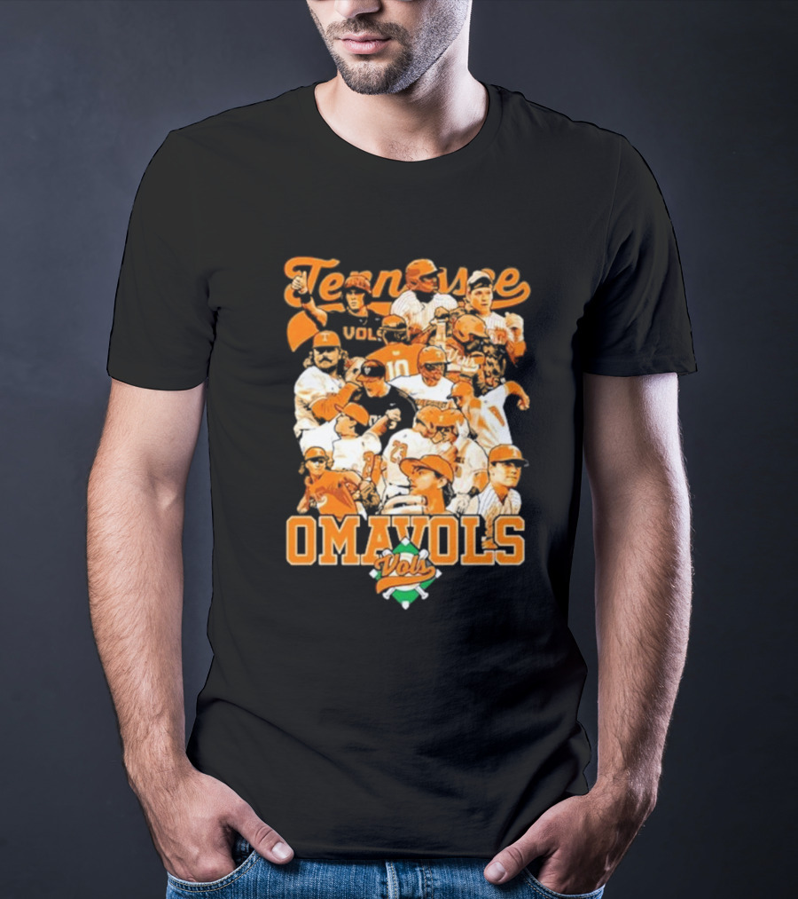 Tennessee Omavols Vols Baseball Team Players T-Shirt