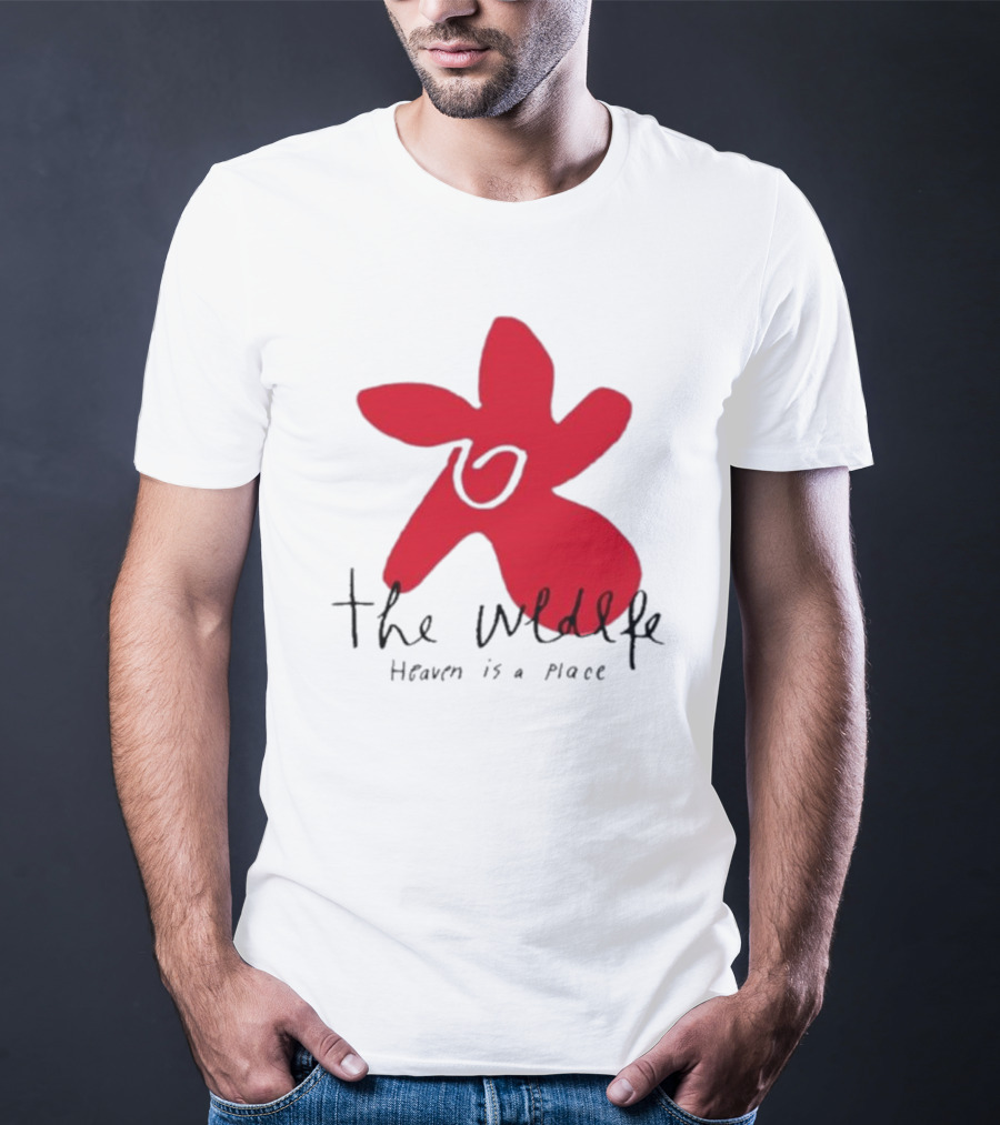 The Wldlfe Heaven Is A Place Red Flower T-Shirt