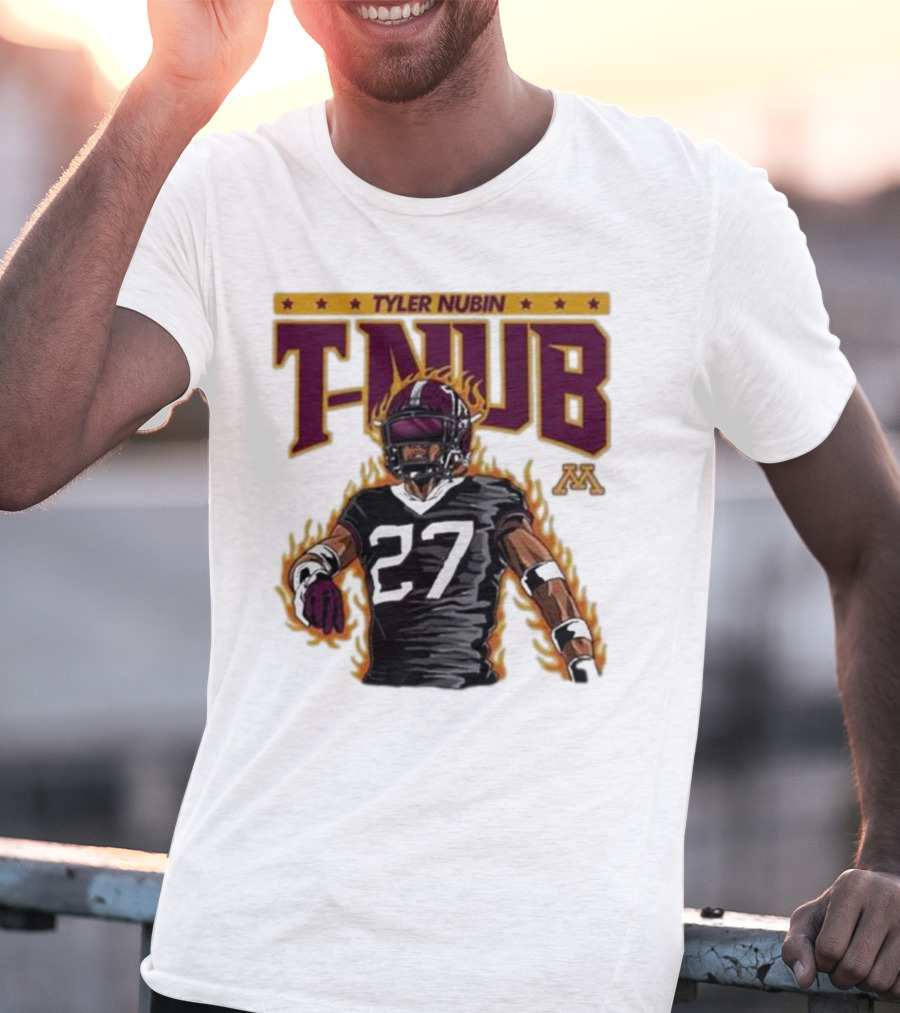 Ncaa Football Tyler Nubin T-Nub Defensive Back 27 Youth T-Shirt