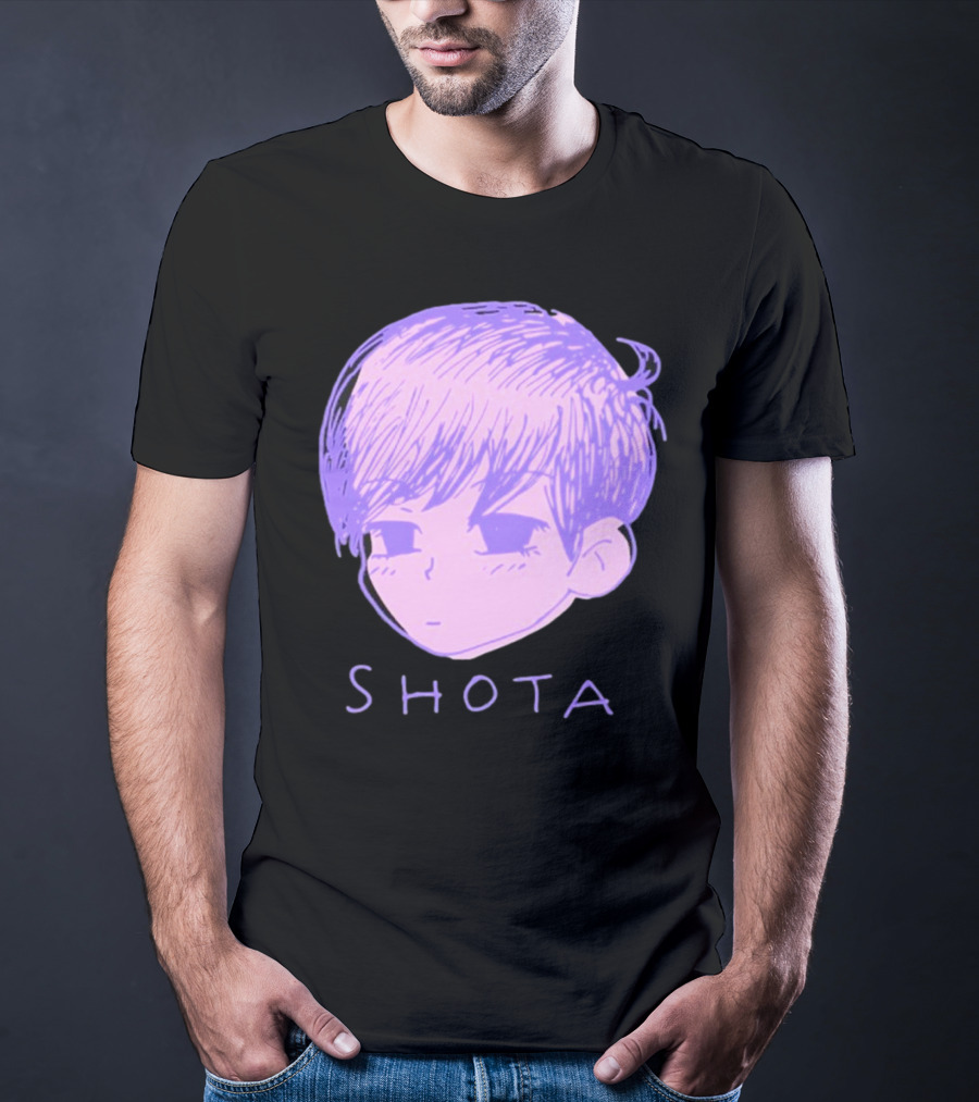 Kitsune Heroes Omo Cat Shota Anime Character Face Drawing T-Shirt