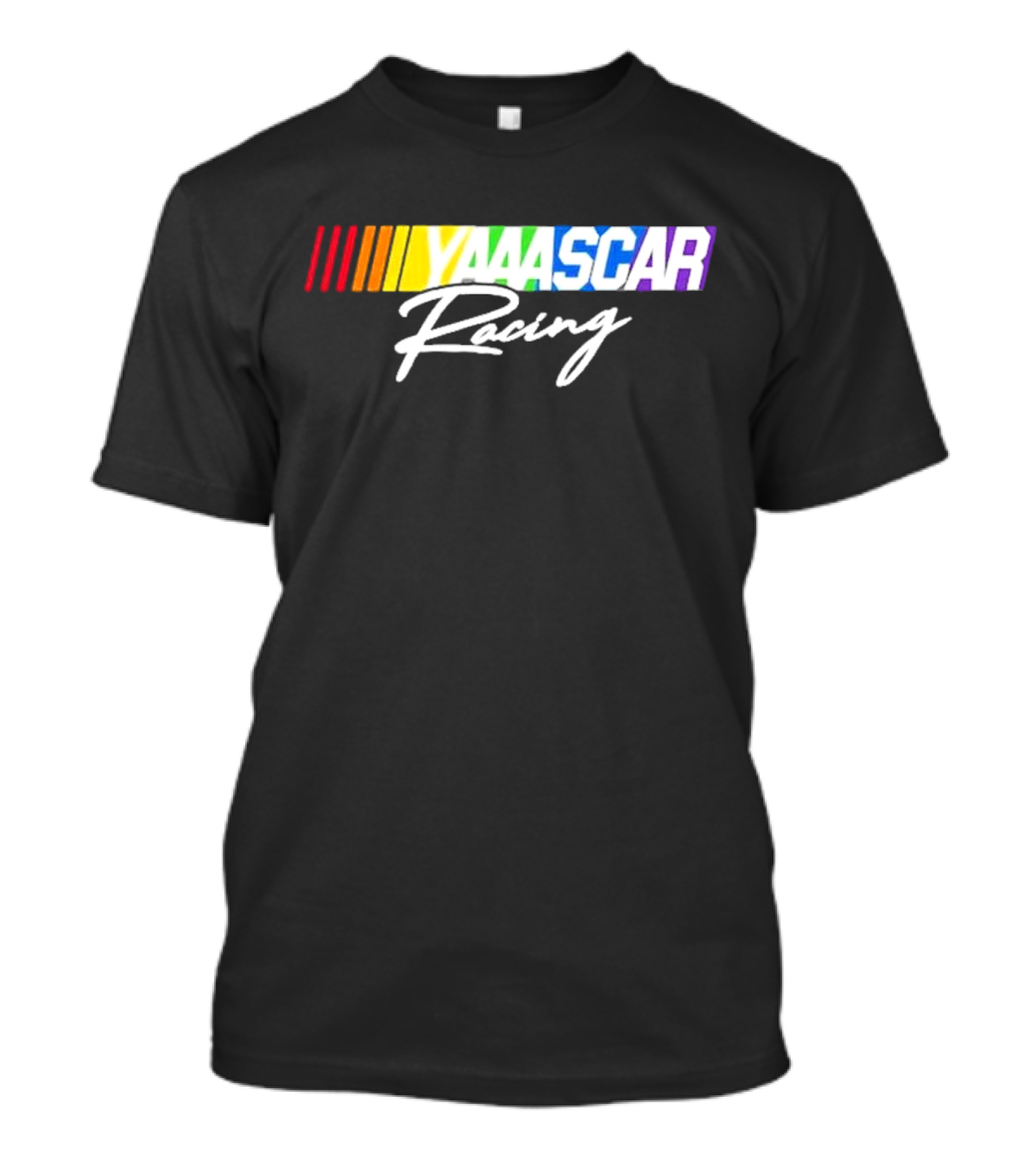 NASCAR Yaaascar Racing Checkered Flag Sports T-Shirt