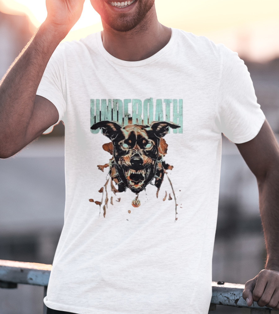 Underoath Emo’s Not Dead Horror Dog Fierce Canine T-Shirt