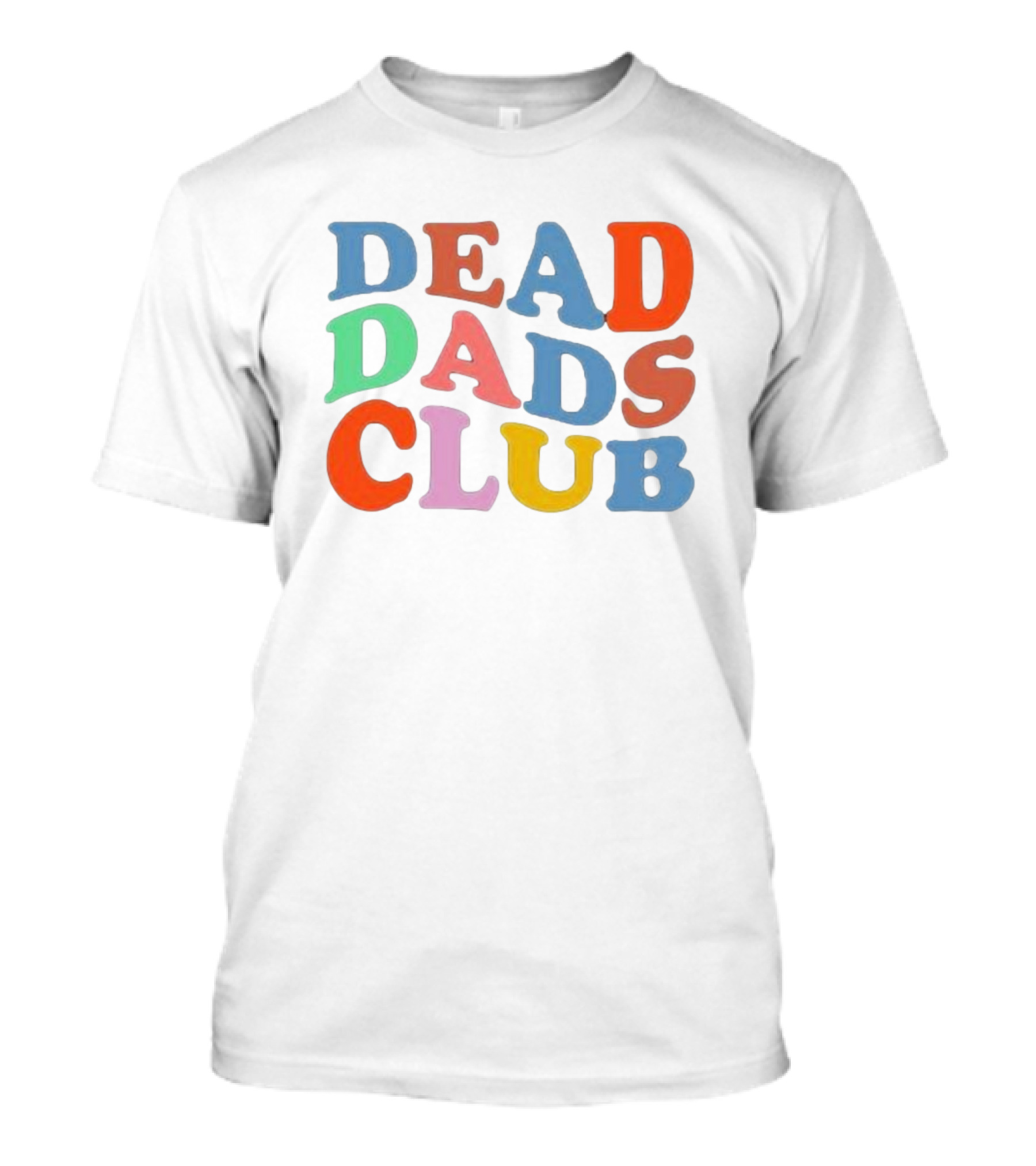 Wenshmoople Multicolored Dead Dads Club T-Shirt