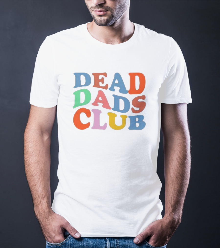 Wenshmoople Multicolored Dead Dads Club T-Shirt