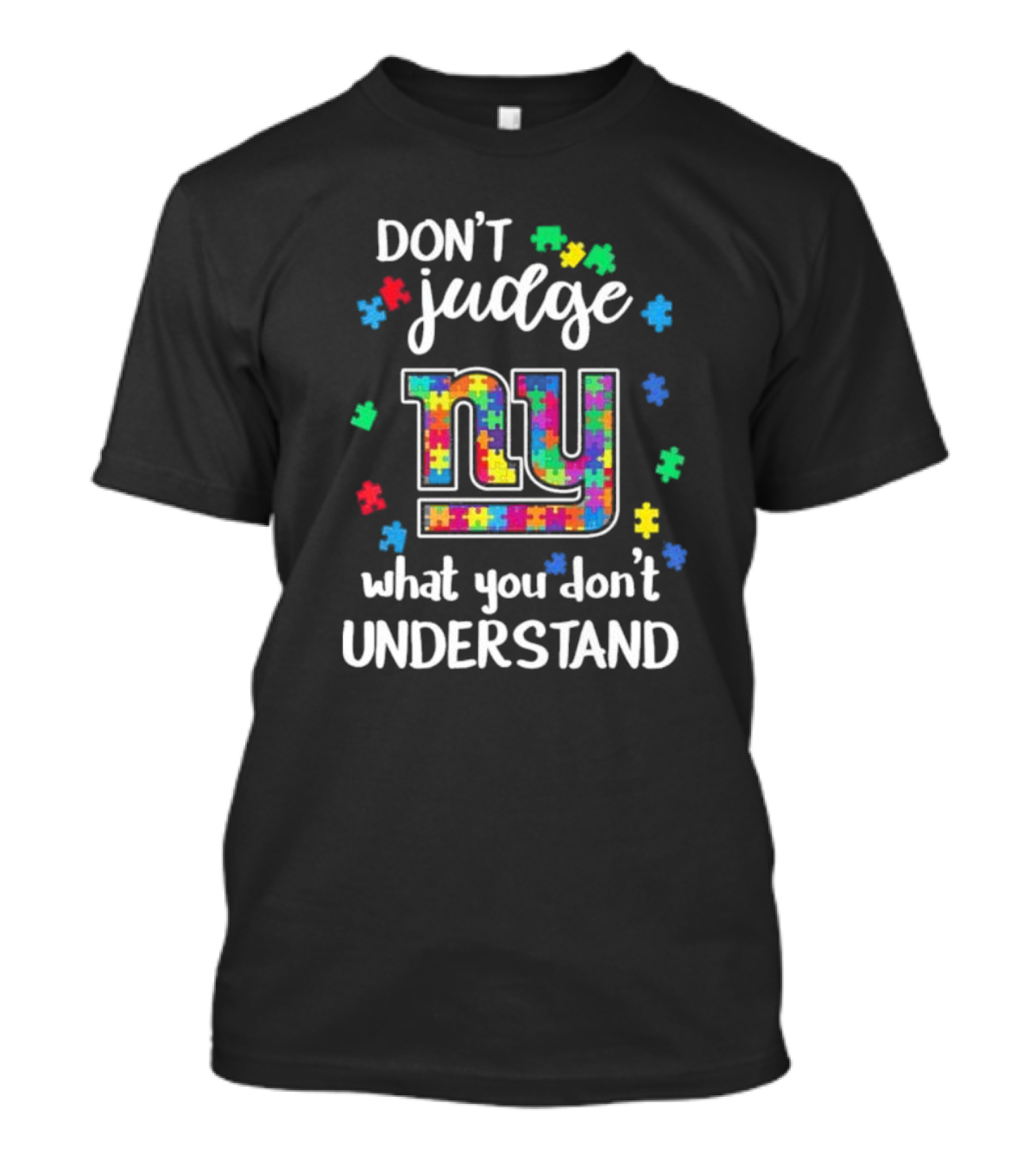 Don’t Judge What You Don’t Understand NY Puzzle Autism T-Shirt