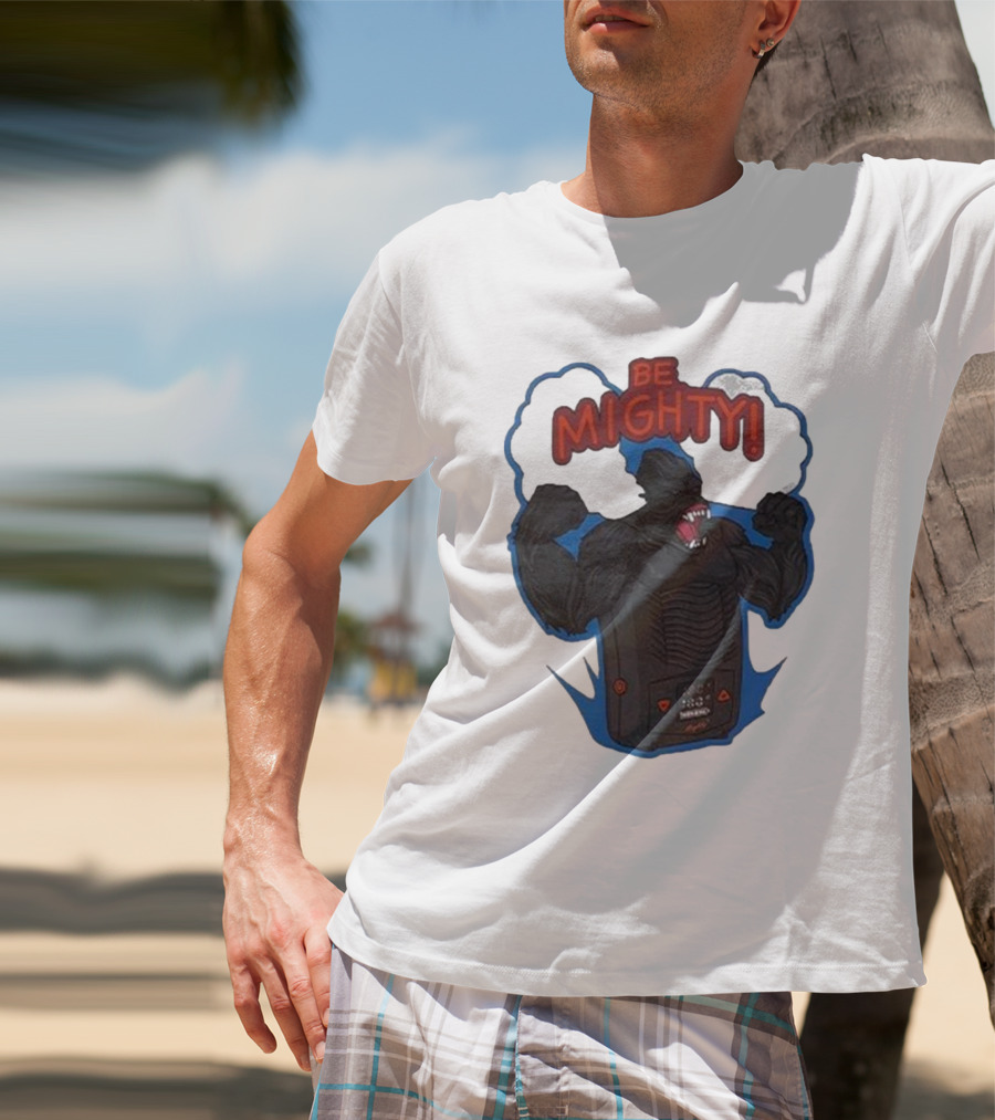 Be Mighty Monster Creature Inspired By Kaiju And Electronics T-Shirt