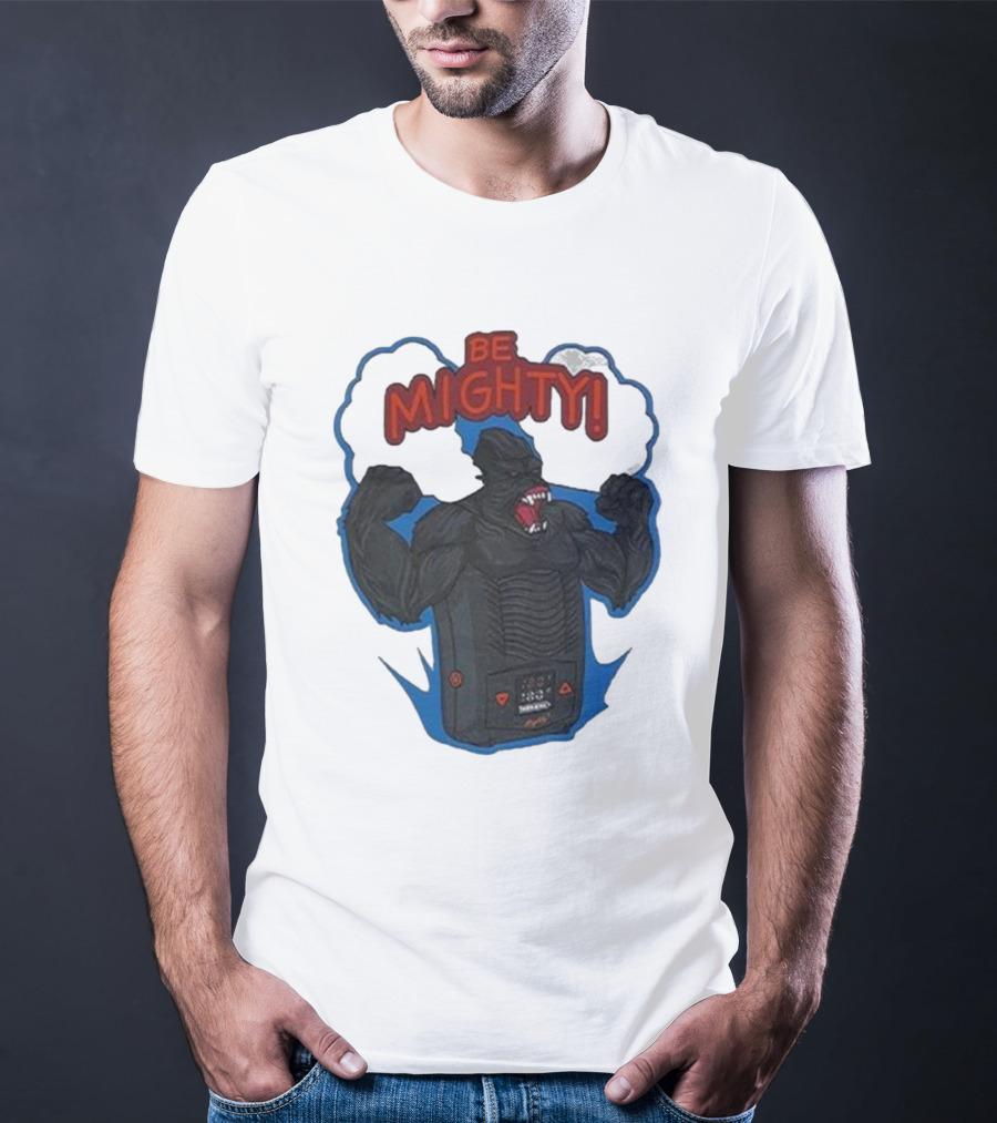 Be Mighty Monster Creature Inspired By Kaiju And Electronics T-Shirt