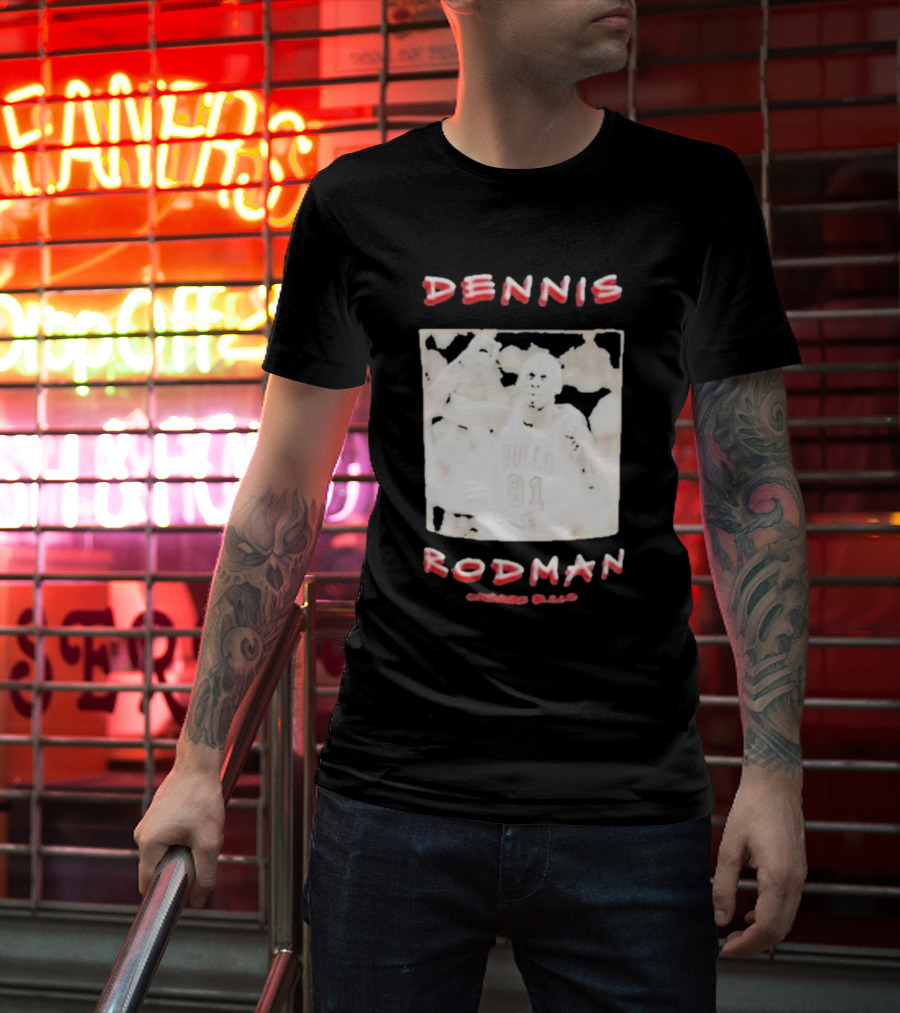 DENNIS RODMAN BULLS 91 CHICAGO BASKETBALL T-Shirt
